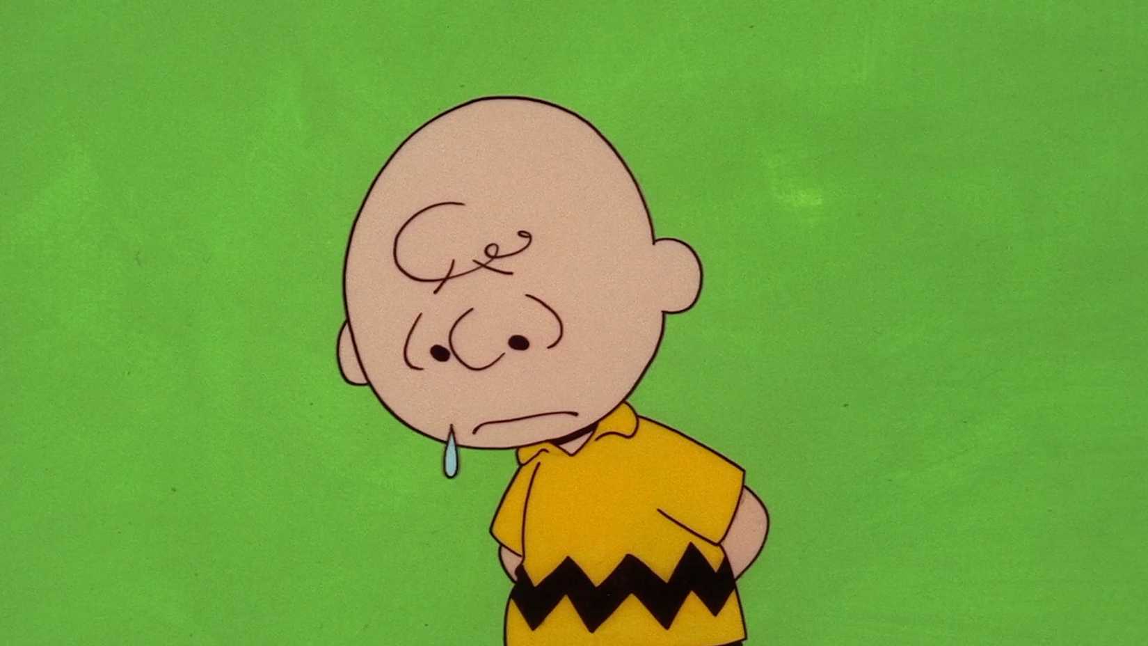 Charlie Brown Crying In Peanuts