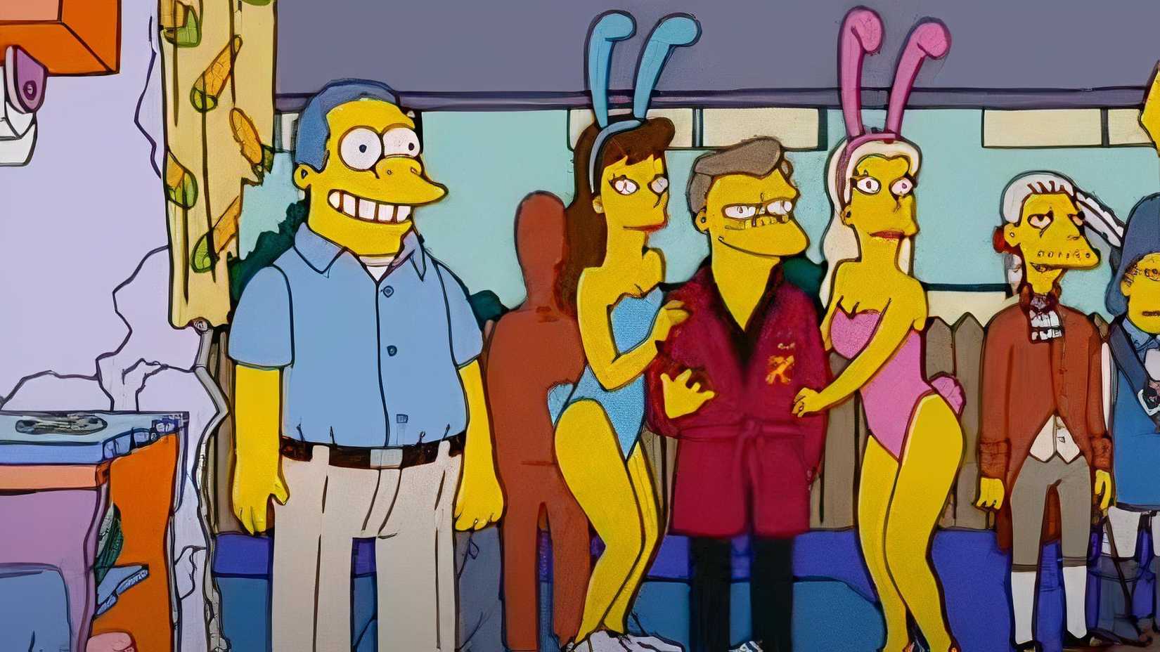 Chief Wiggum dressed as Jared Fogle in The Simpsons