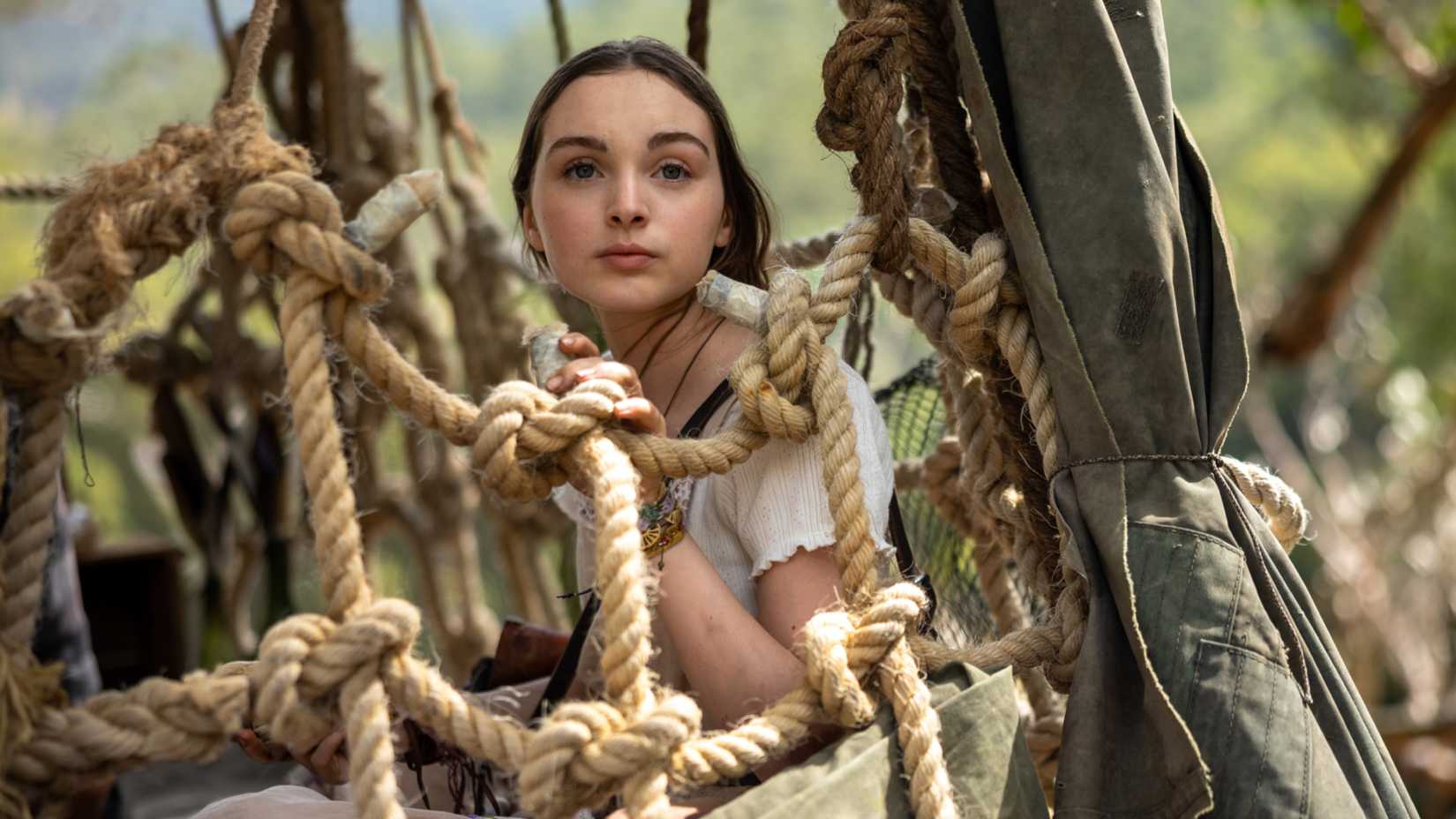 Chloe Jean Lourdes in a treehouse in Last Seen