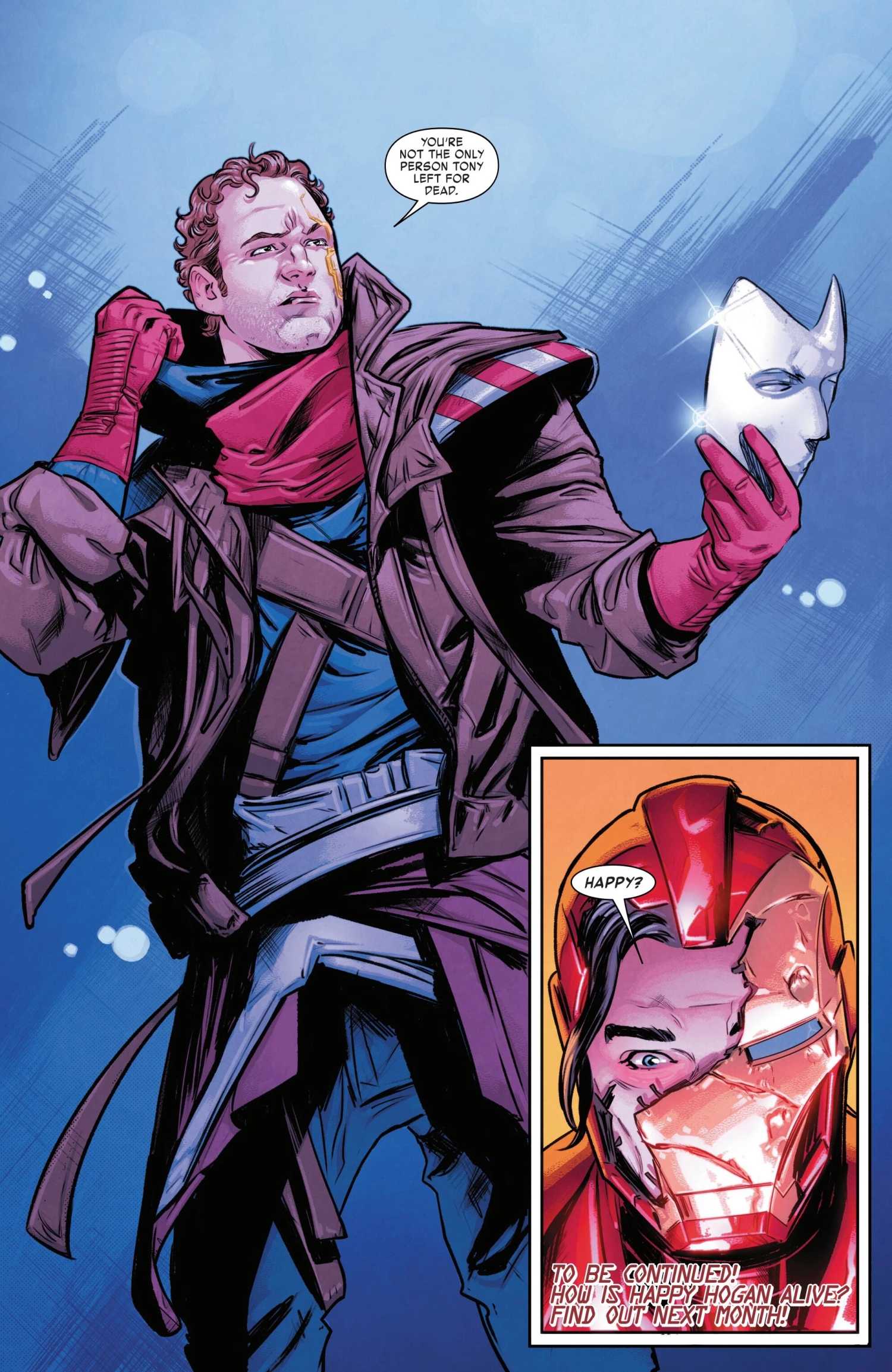Citizen V unveils himself as Happy Hogan in Iron Man #9