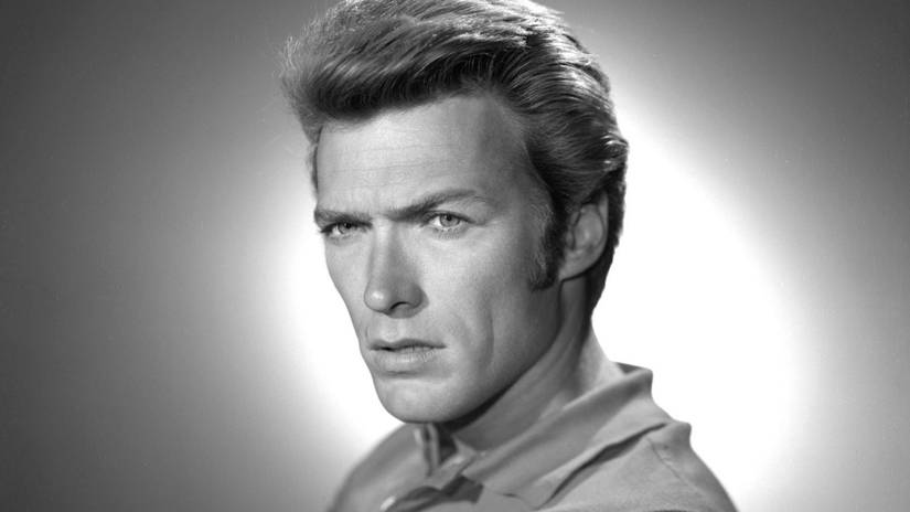 Clint Eastwood in a 1950s promo photo