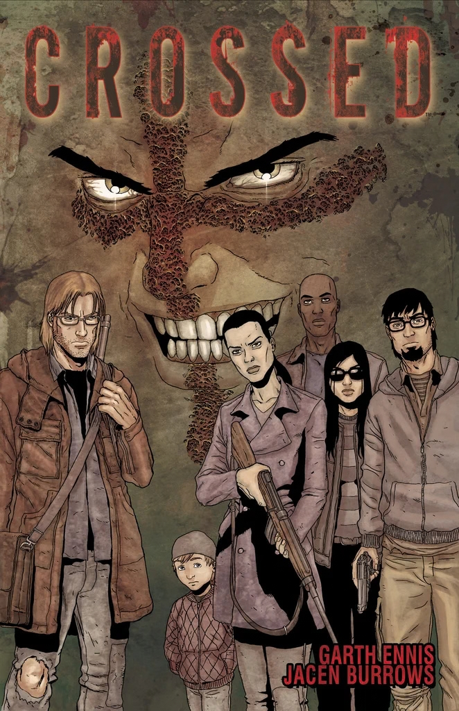 Crossed Garth Ennis and Jacen Burrows comic cover image