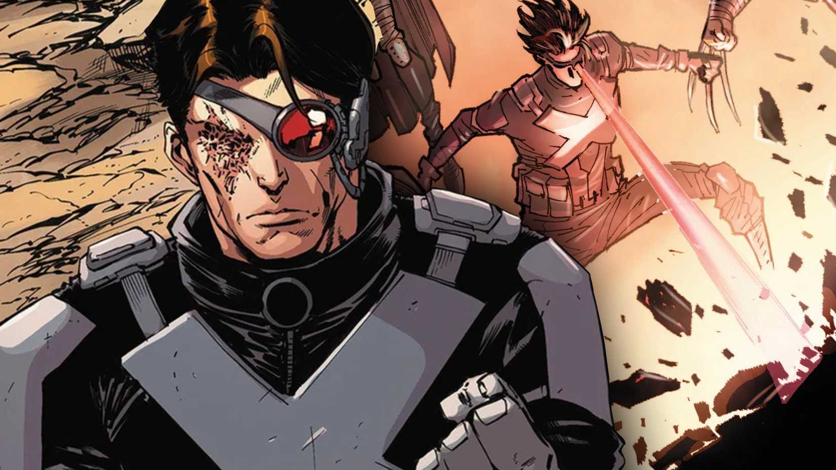 cyclops' what if x-men design with grey costume