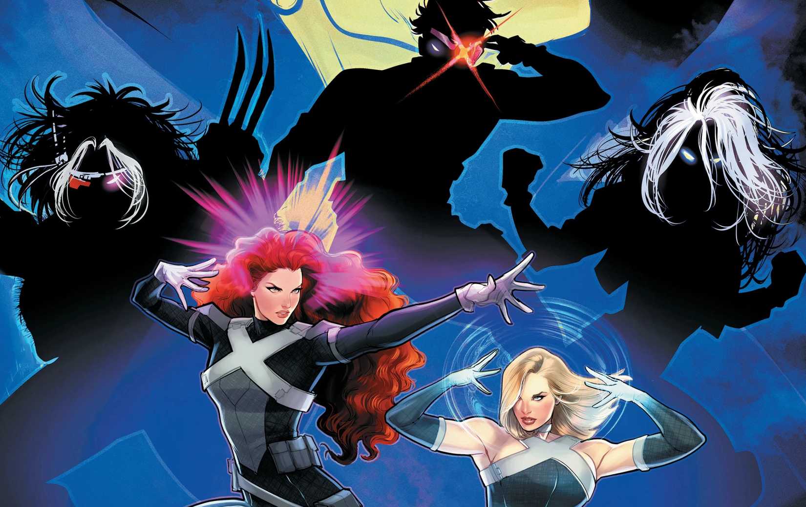 cyclops' x-men team vs jean grey and emma frost