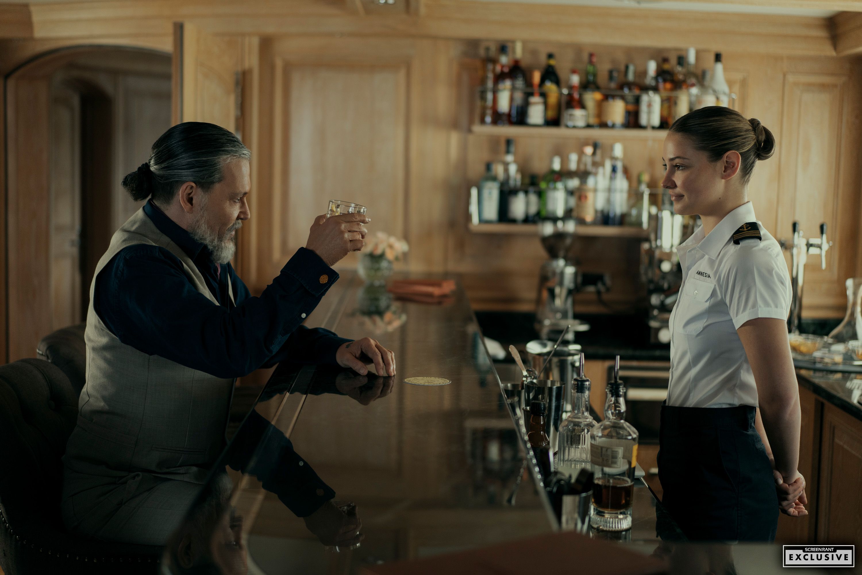 DAY DRINKER Johnny Depp Madelyn Cline ScreenRant Exclusive