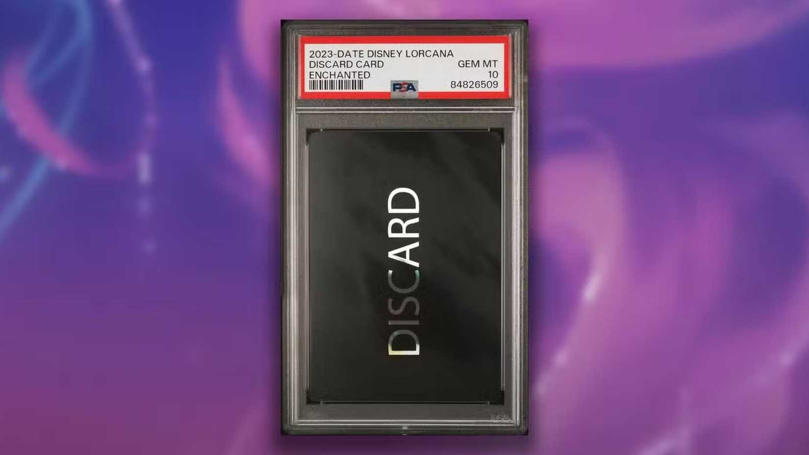 Disney Lorcana Enchanted Discard Card PSA 10 sold for 40 thousand