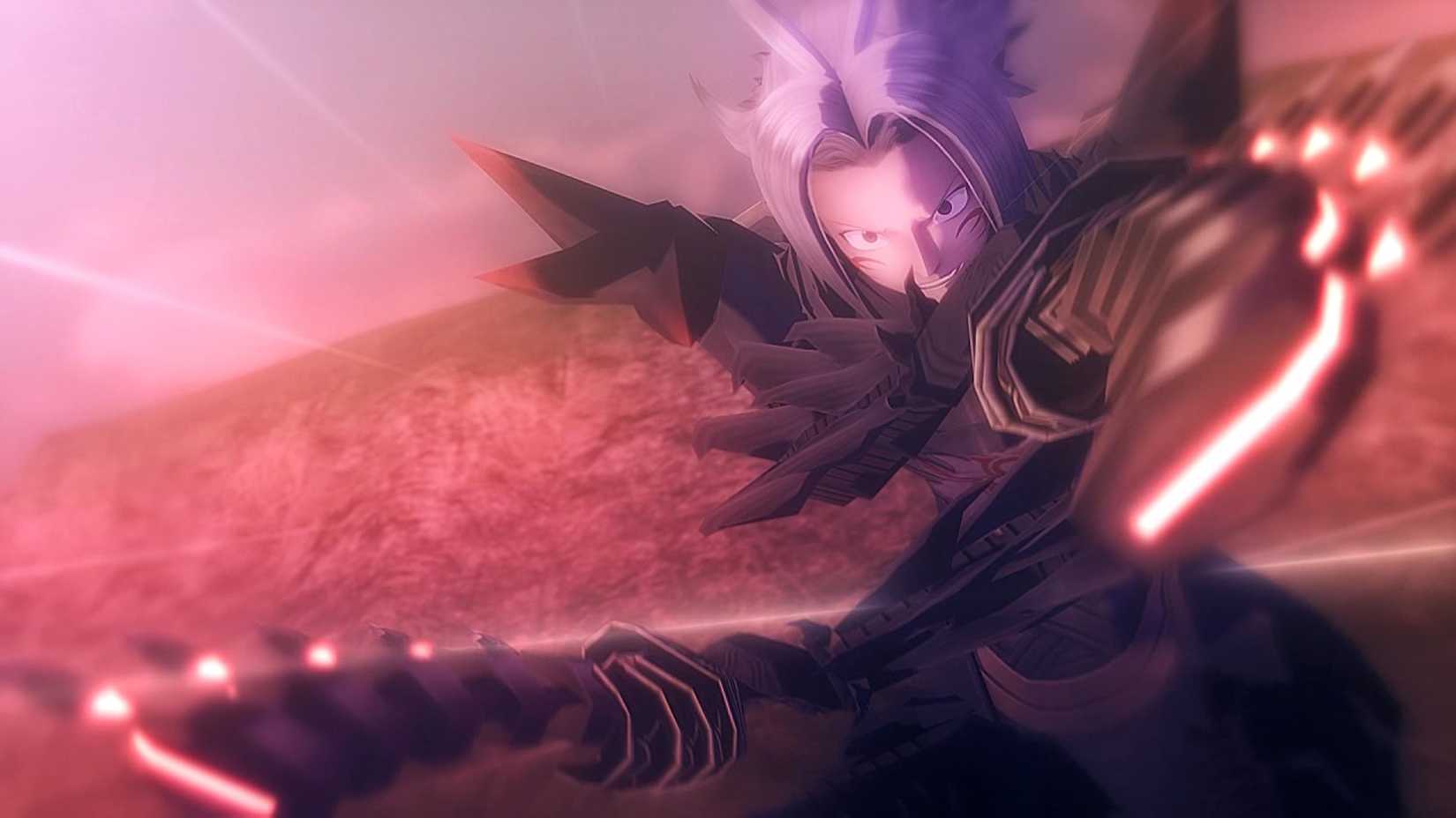 .hack//G.U. Last Recode character attacking