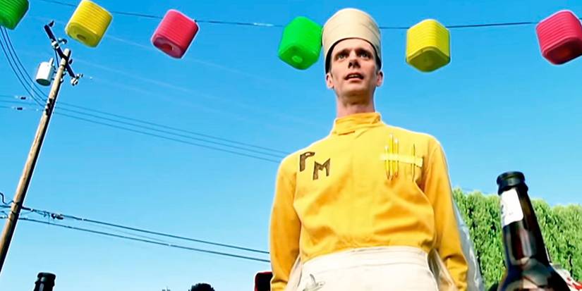 Doug Jones as Pencilhead auditioning for the team in Mystery Men
