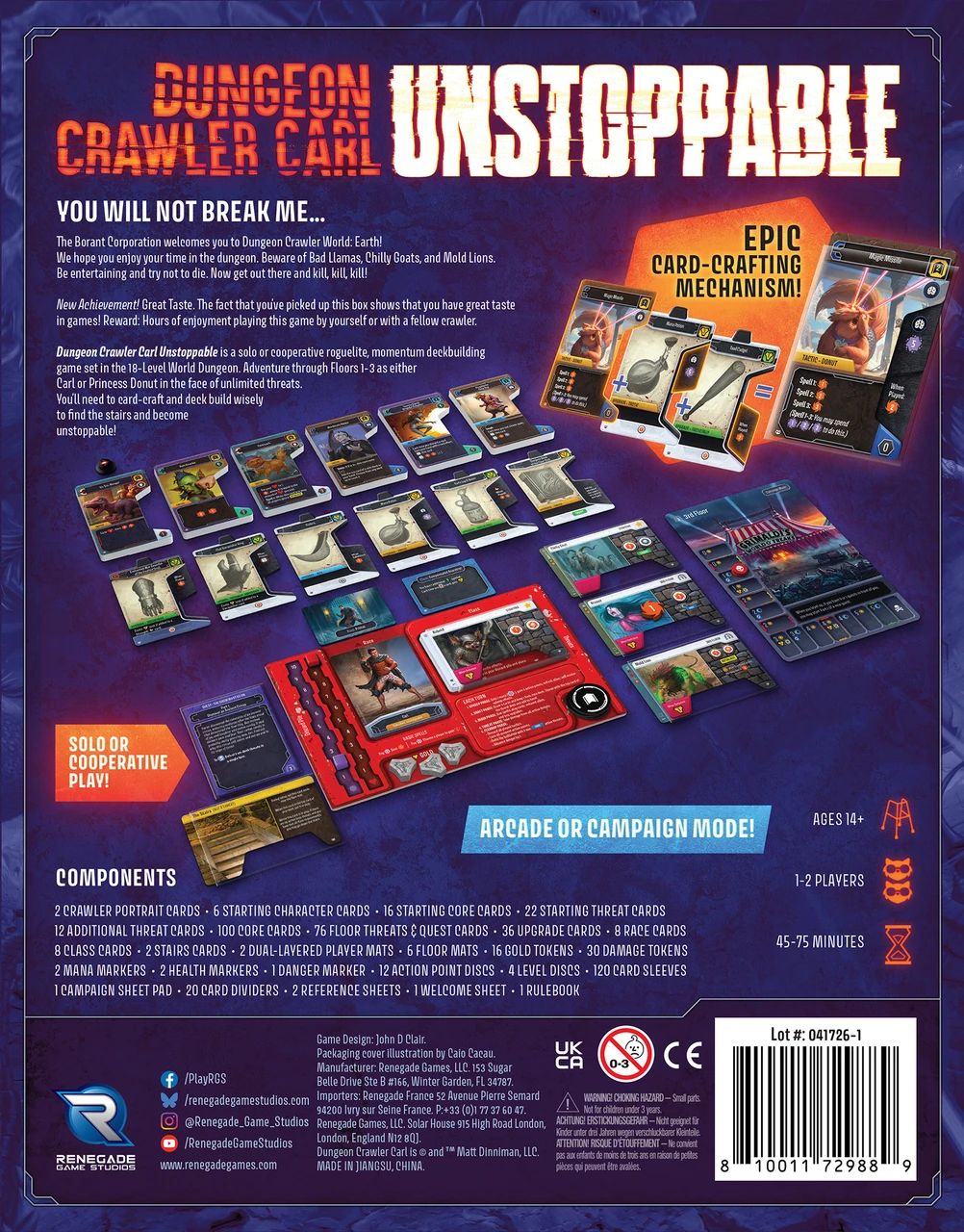 Dungeon Crawler Carl Card Game 2