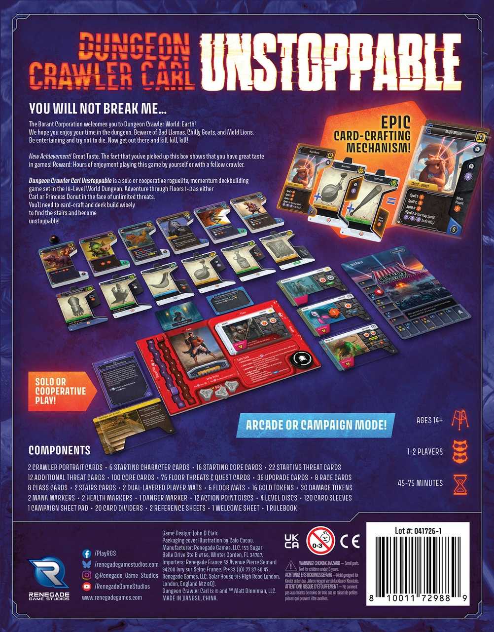 Dungeon Crawler Carl Card Game 2