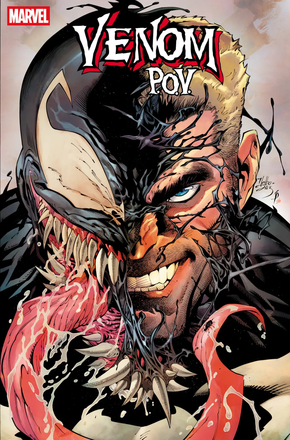 Eddie Brock is taken over by the symbiote in Venom POV