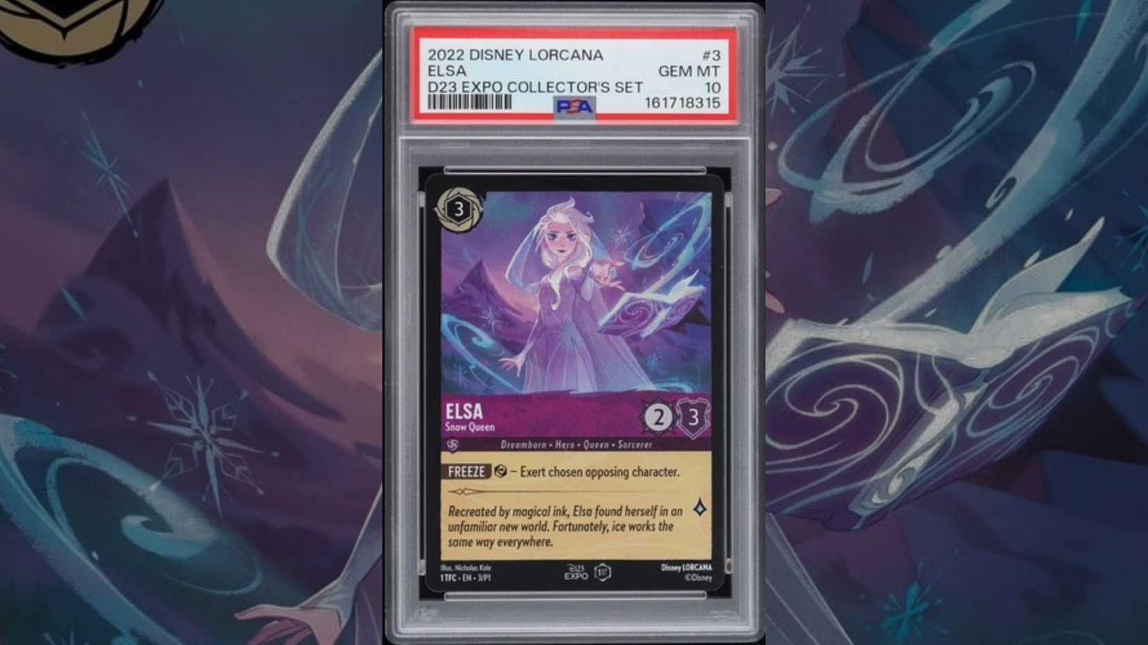Elsa Snow Queen D23 Promo Sold For Over 15 thousand