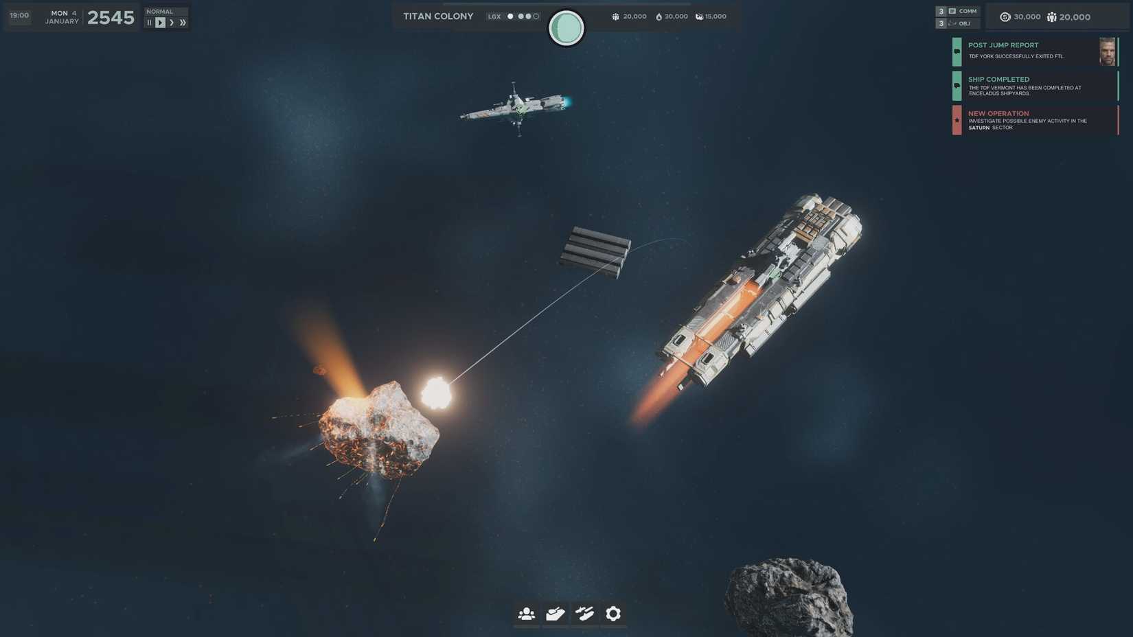 Falling Frontier Space Travel