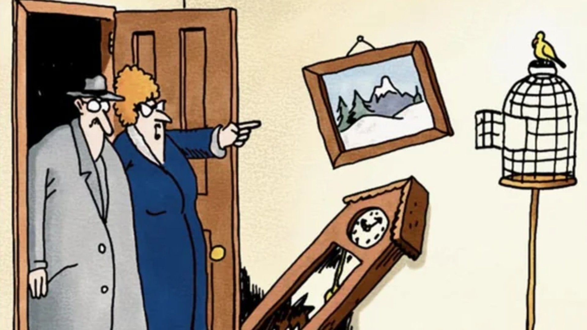 7 Perfect Far Side Comics Starring Pet Birds image