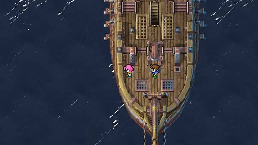 Final Fantasy 5 pixel remaster faris's ship