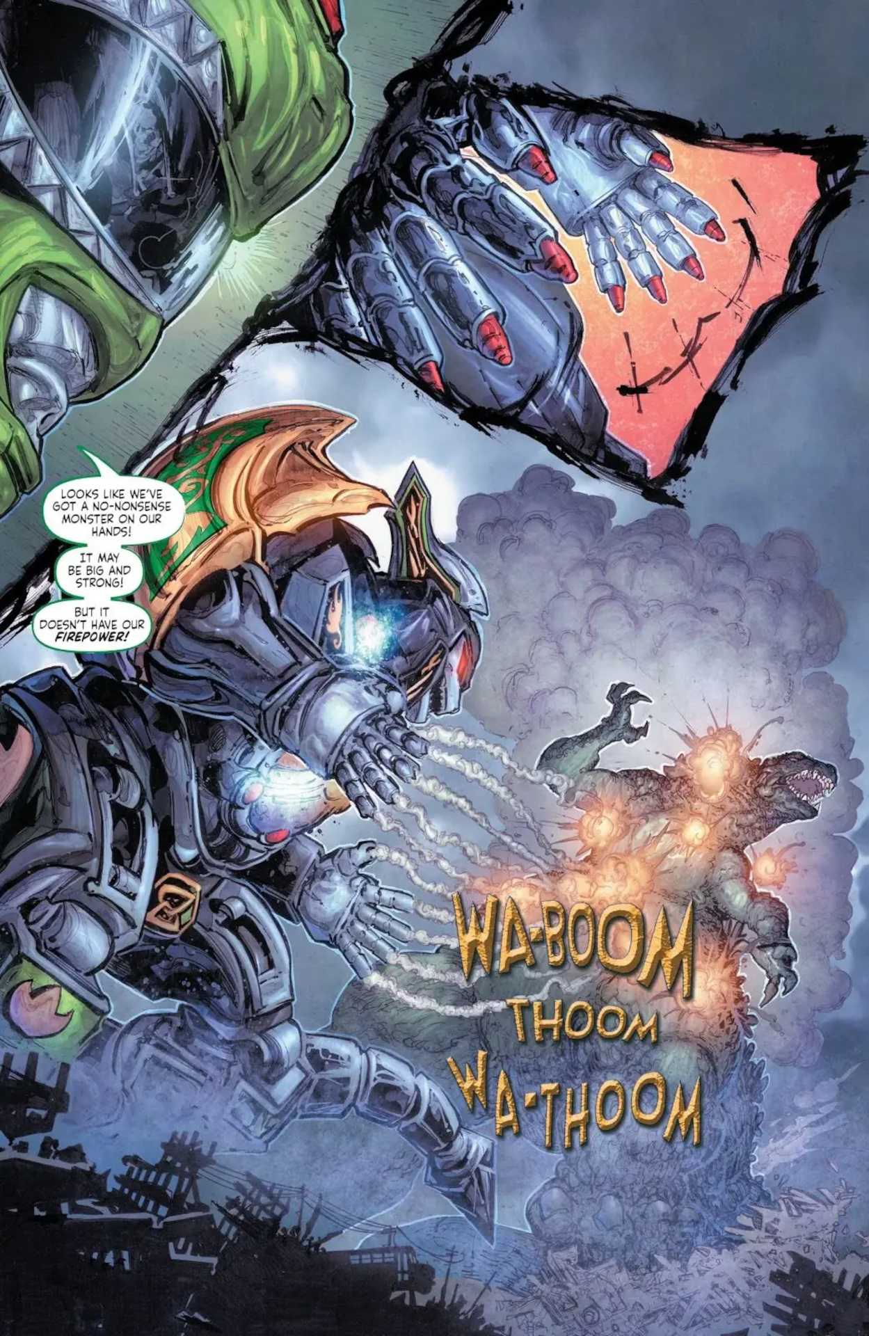 Godzilla Power Rangers Crossover Dragonzord