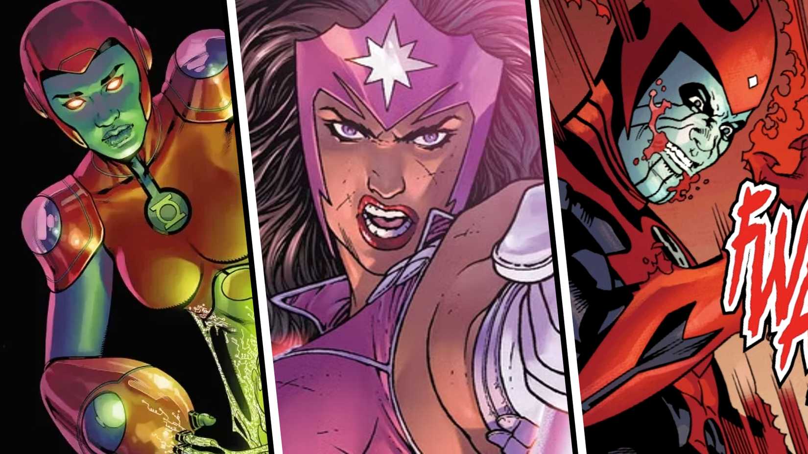 green lantern character razer, fatality and aya