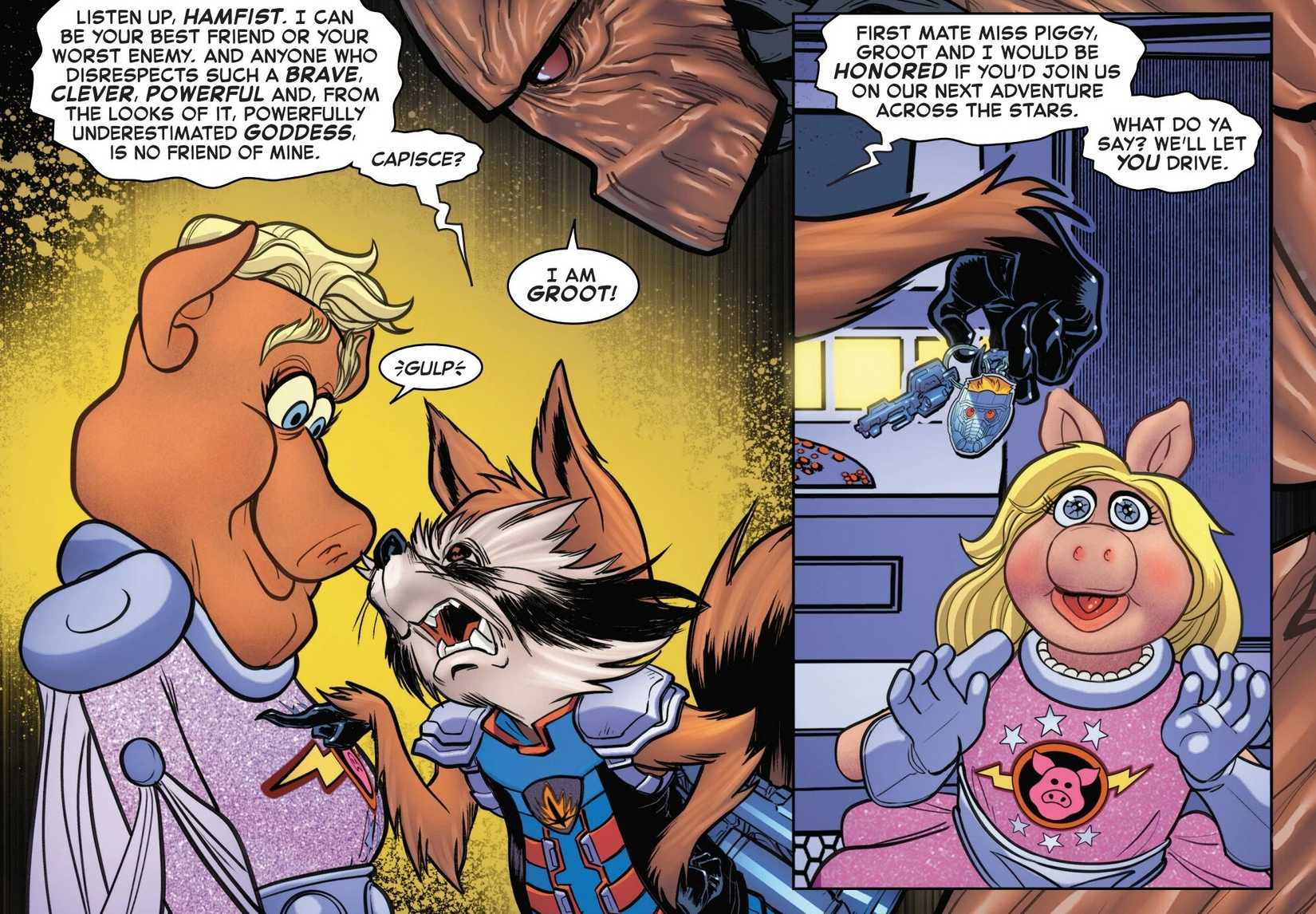 guardians of the galaxy meet the muppets