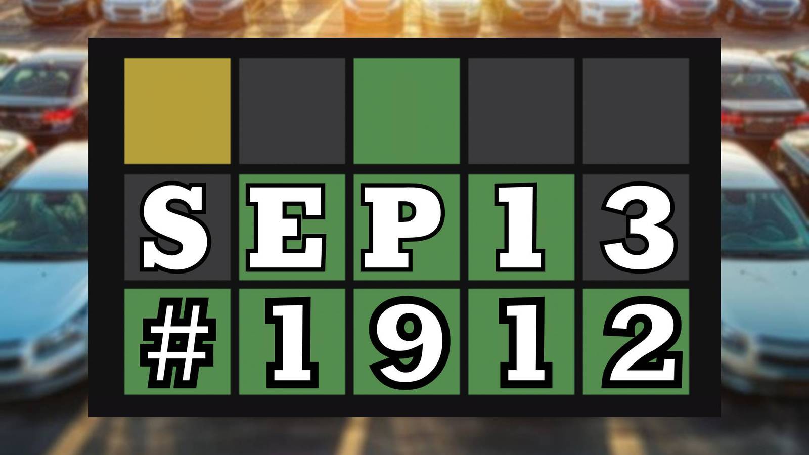 Today's Wordle Hints & Answer - September 13, 2026 (Puzzle #1912)