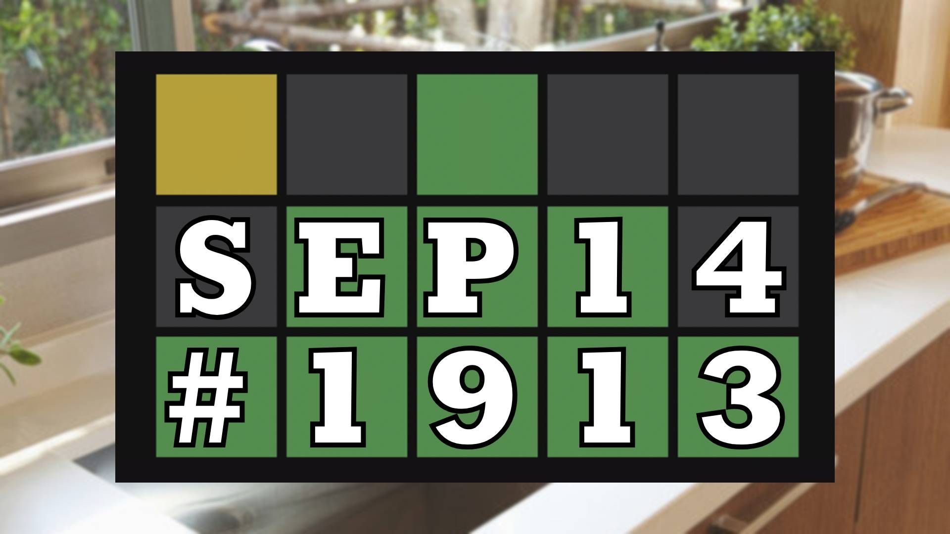 Today's Wordle Hints & Answer - September 14, 2026 (Puzzle #1913) image