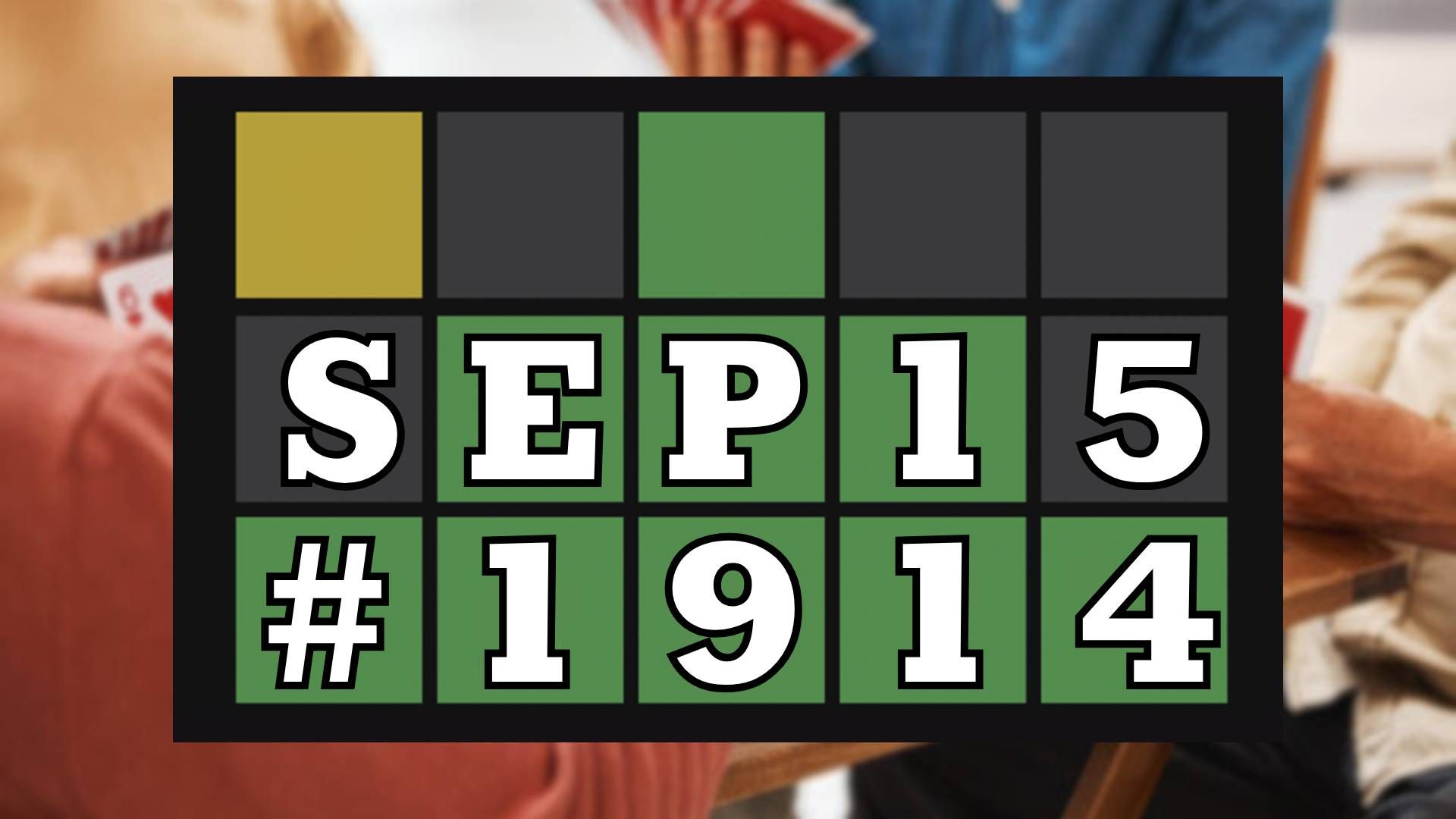 Today's Wordle Hints & Answer - September 15, 2026 (Puzzle #1914) image