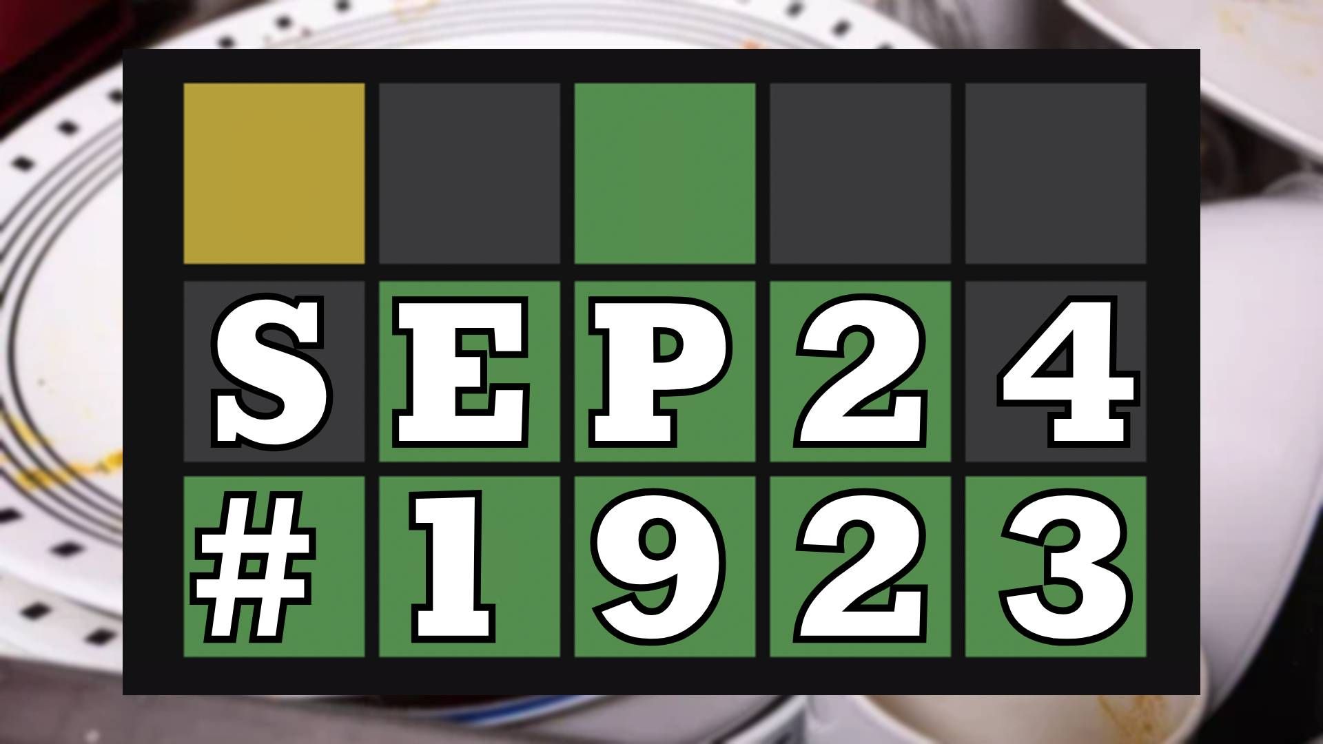 Today's Wordle Hints & Answer - September 24, 2026 (Puzzle #1923) image