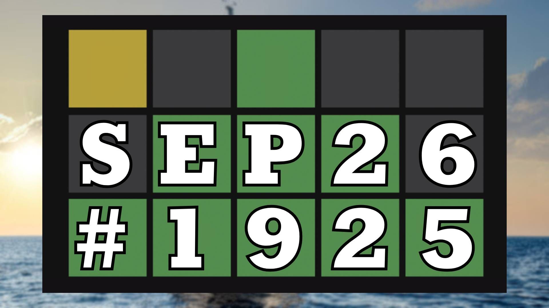Today's Wordle Hints & Answer - September 27, 2026 (Puzzle #1926)