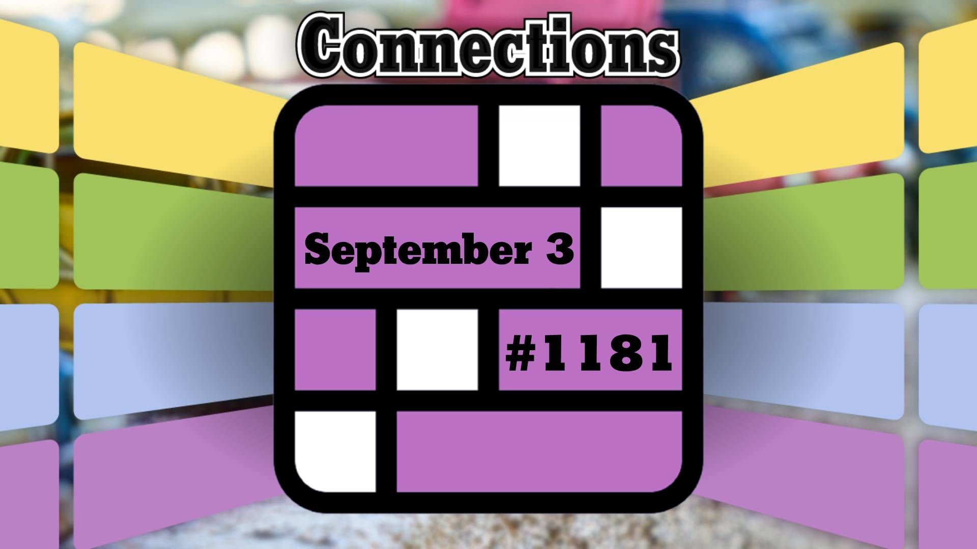 NYT Connections Solution And Hints For September 3, 2026 image