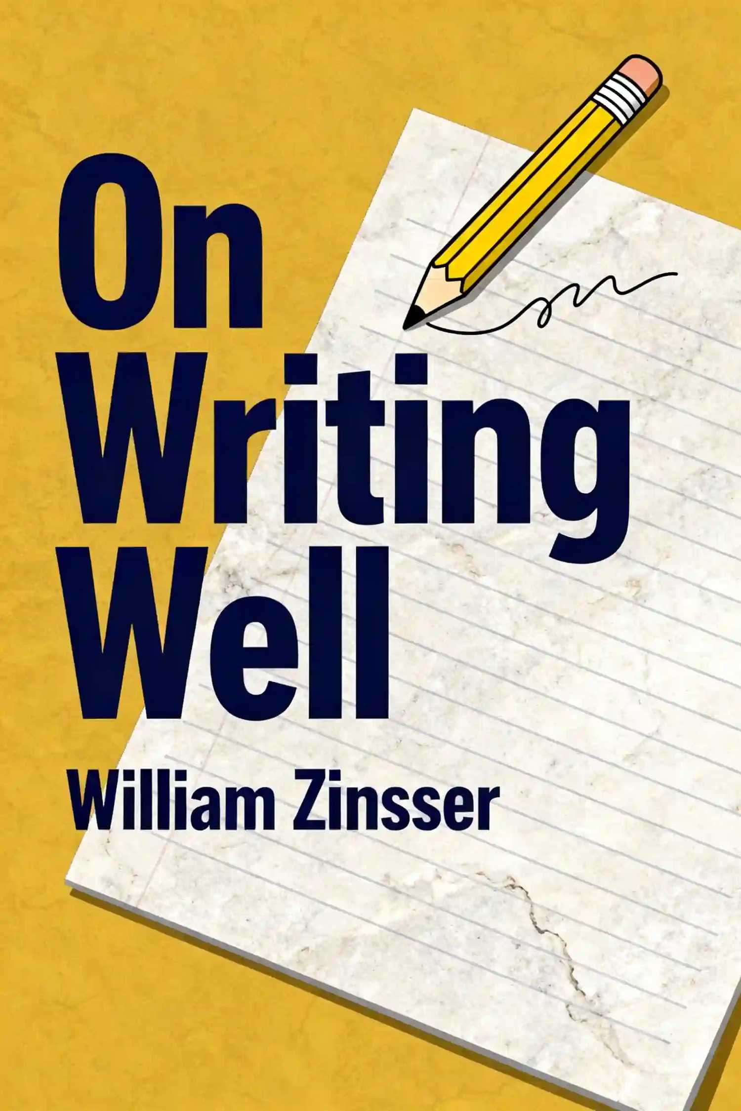 Cover of On Writing Well by William Zinsser
