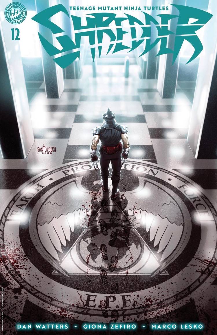 Capa de Teenage Mutant Ninja Turtles Shredder 12, IDW Comics