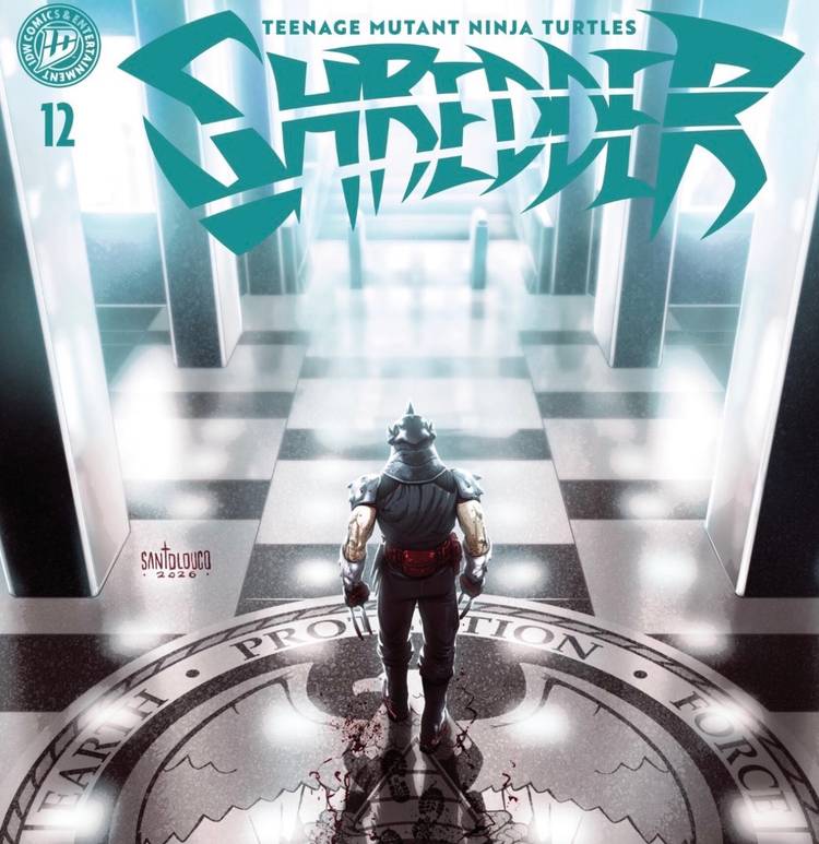 Teenage Mutant Ninja Turtles Shredder 12 cover, IDW Comics