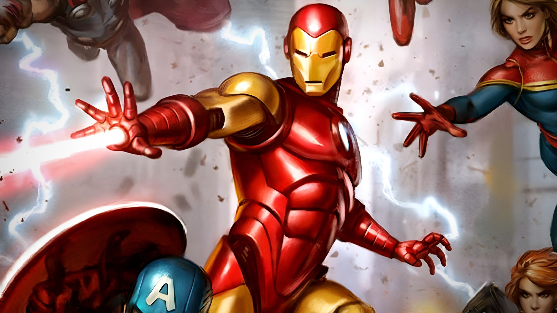 The Avengers' Newest Member Appears Alongside Team For The First Time image