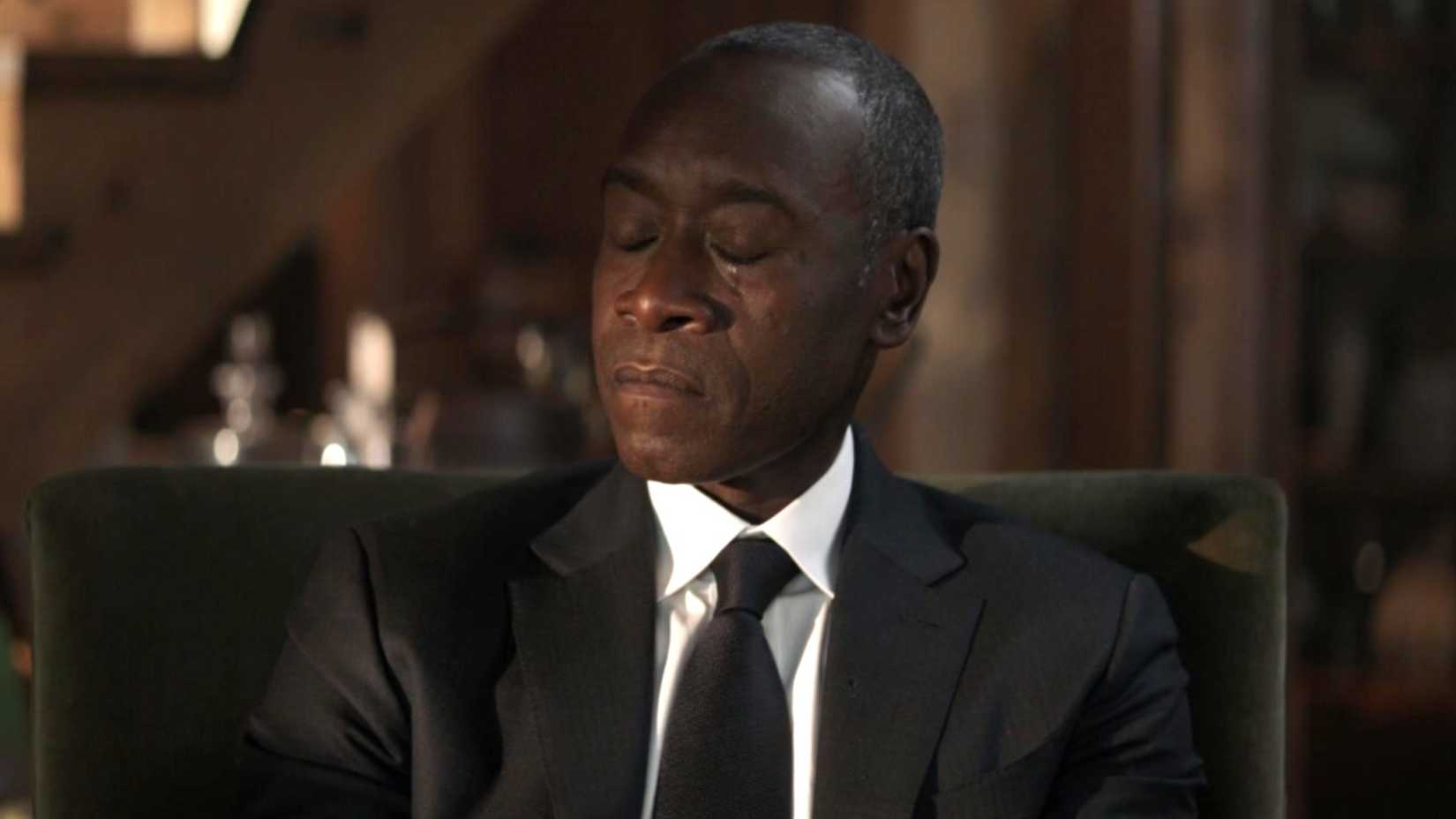 James Rhodes Crying in Avengers Endgame