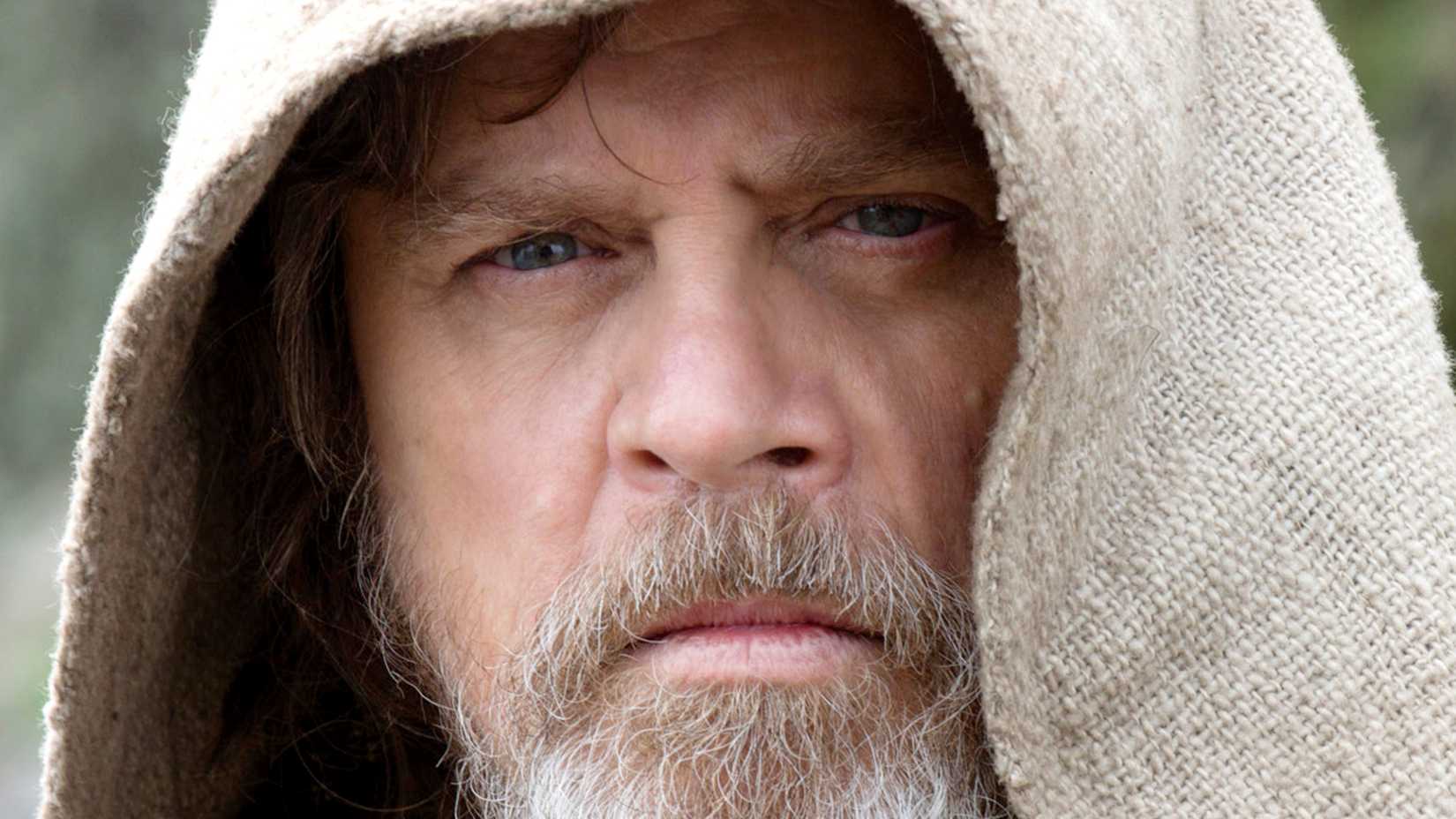 jedi master luke skywalker in star wars movie