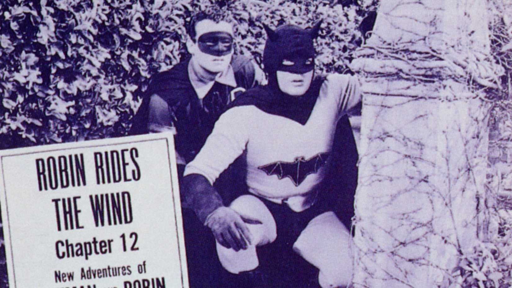Johnny Duncan stars as Robin in 1949's Batman and Robin serial.