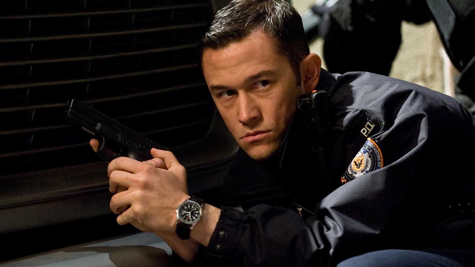 Joseph Gordon-Levitt plays Officer John Blake in The Dark Knight Rises.