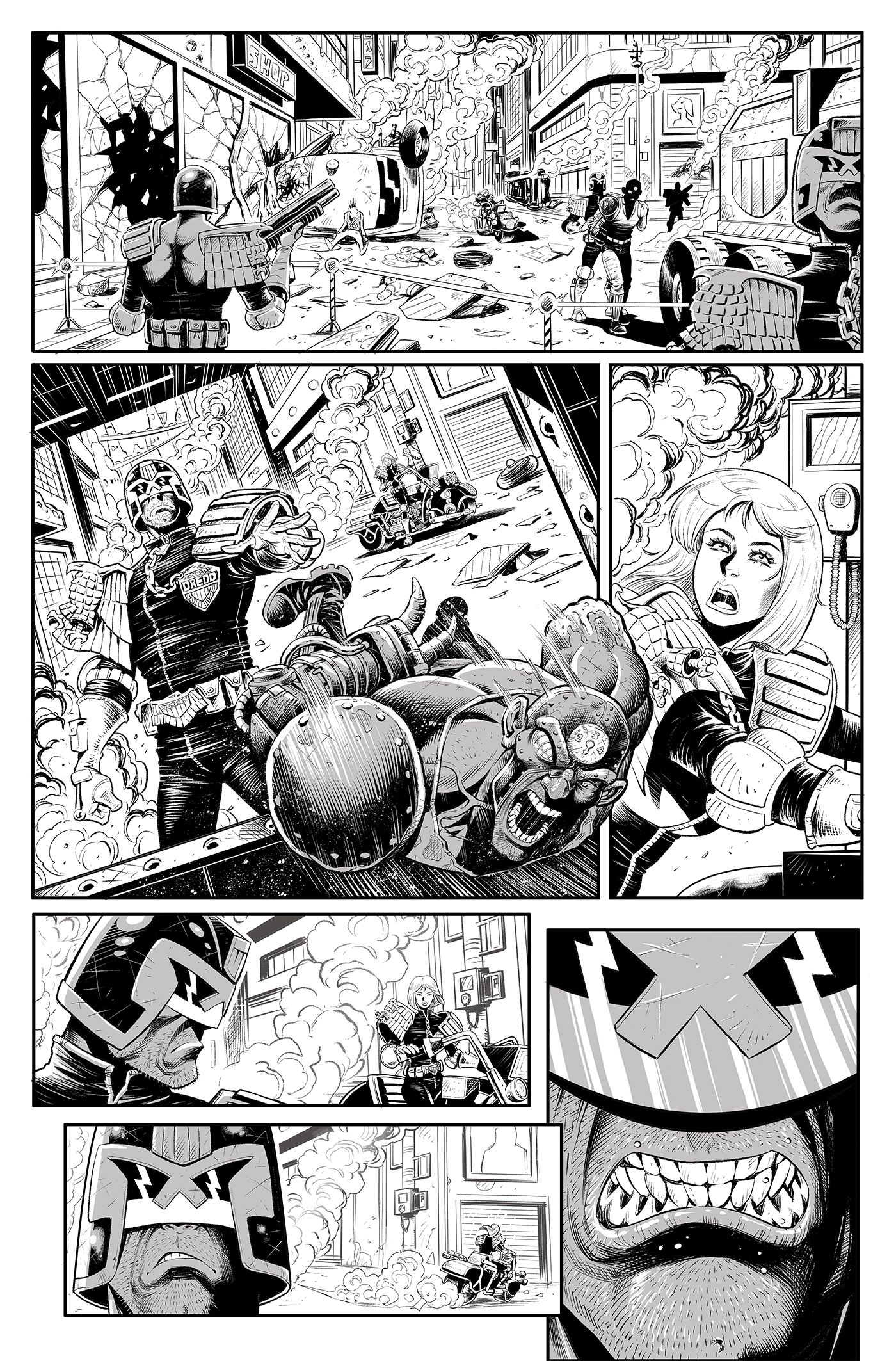 Judge Dredd Biker Mice From Mars Preview Page 1