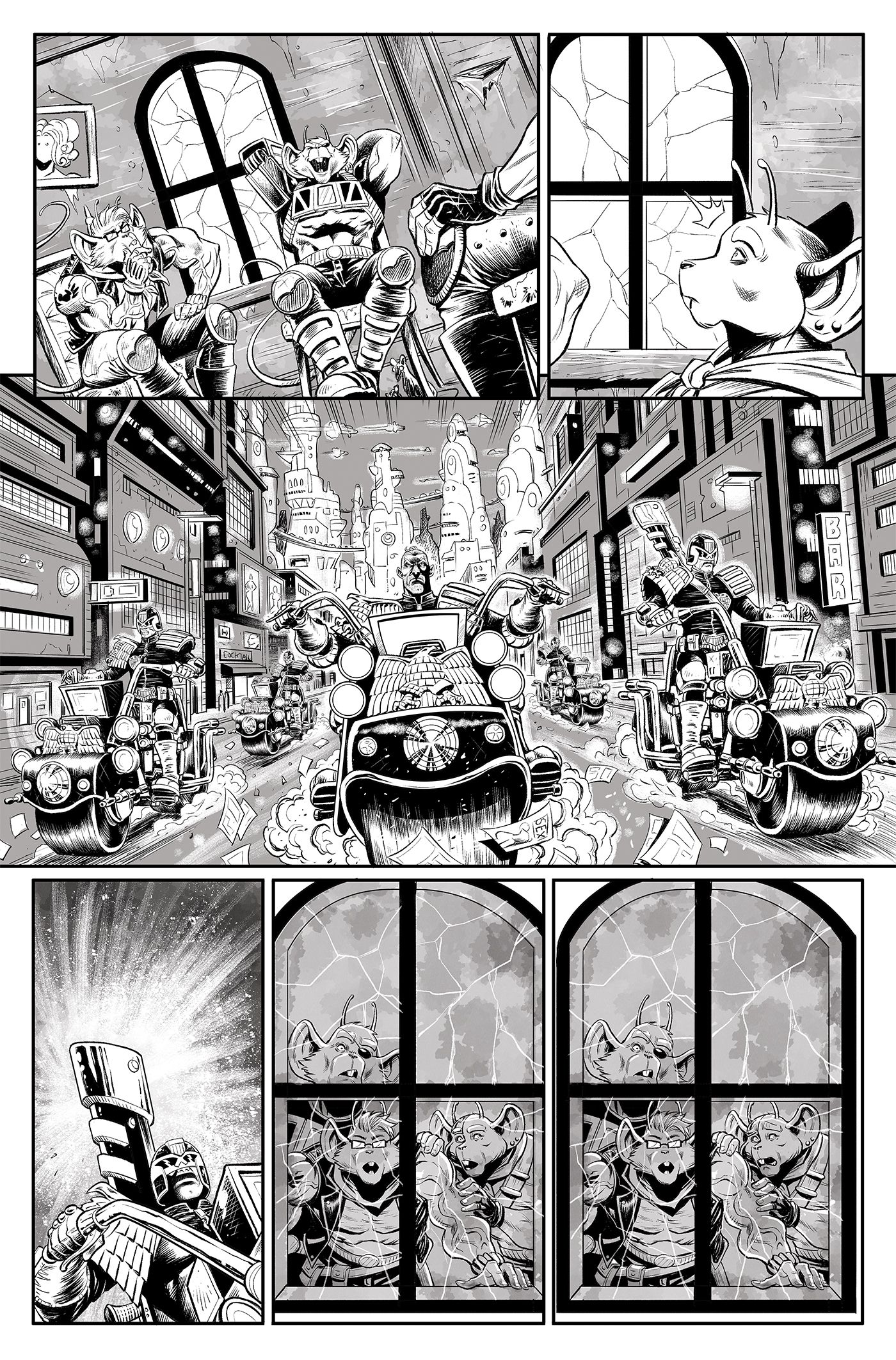 Judge Dredd Biker Mice From Mars Preview Page 4