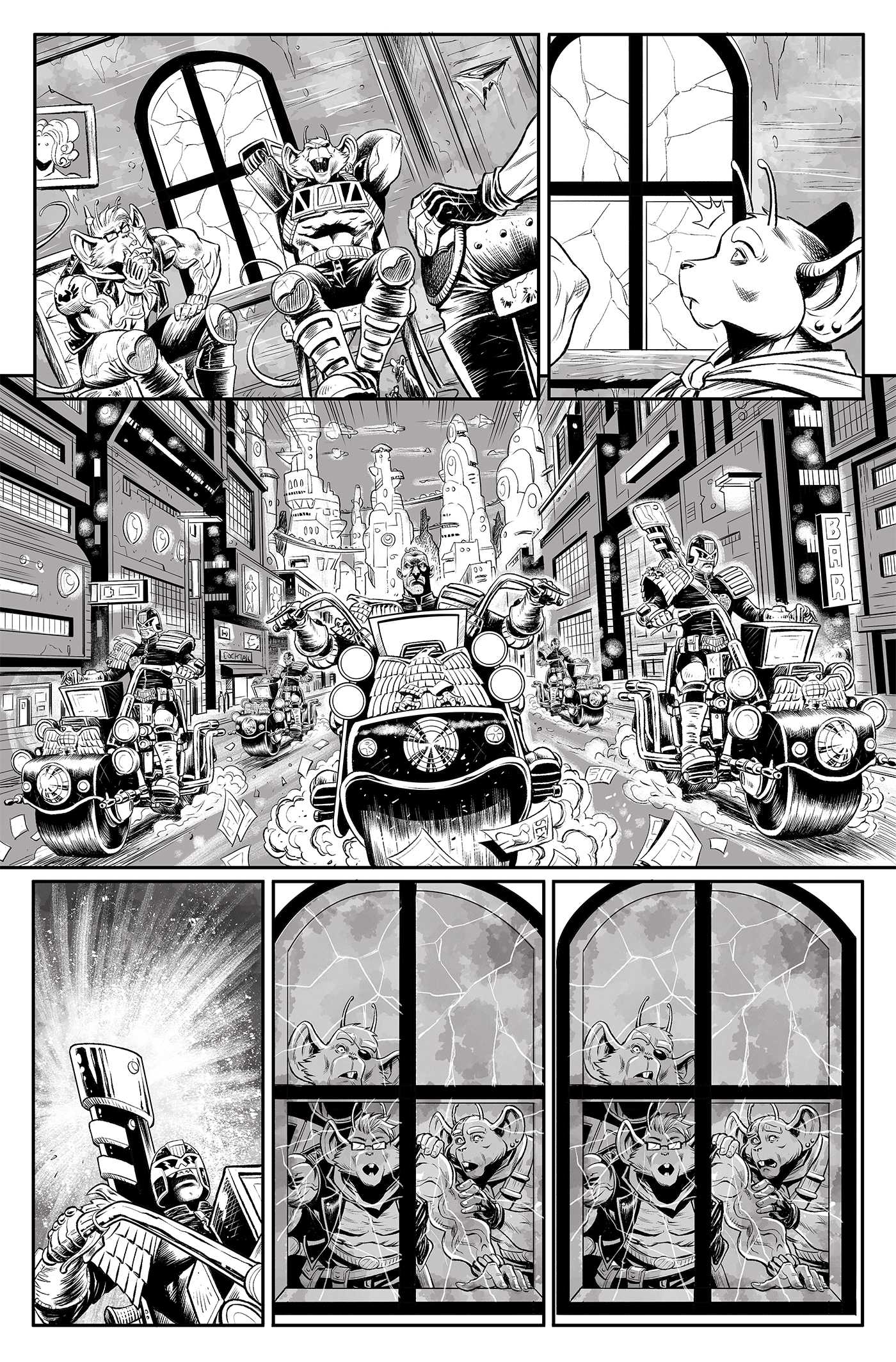 Judge Dredd Biker Mice From Mars Preview Page 4