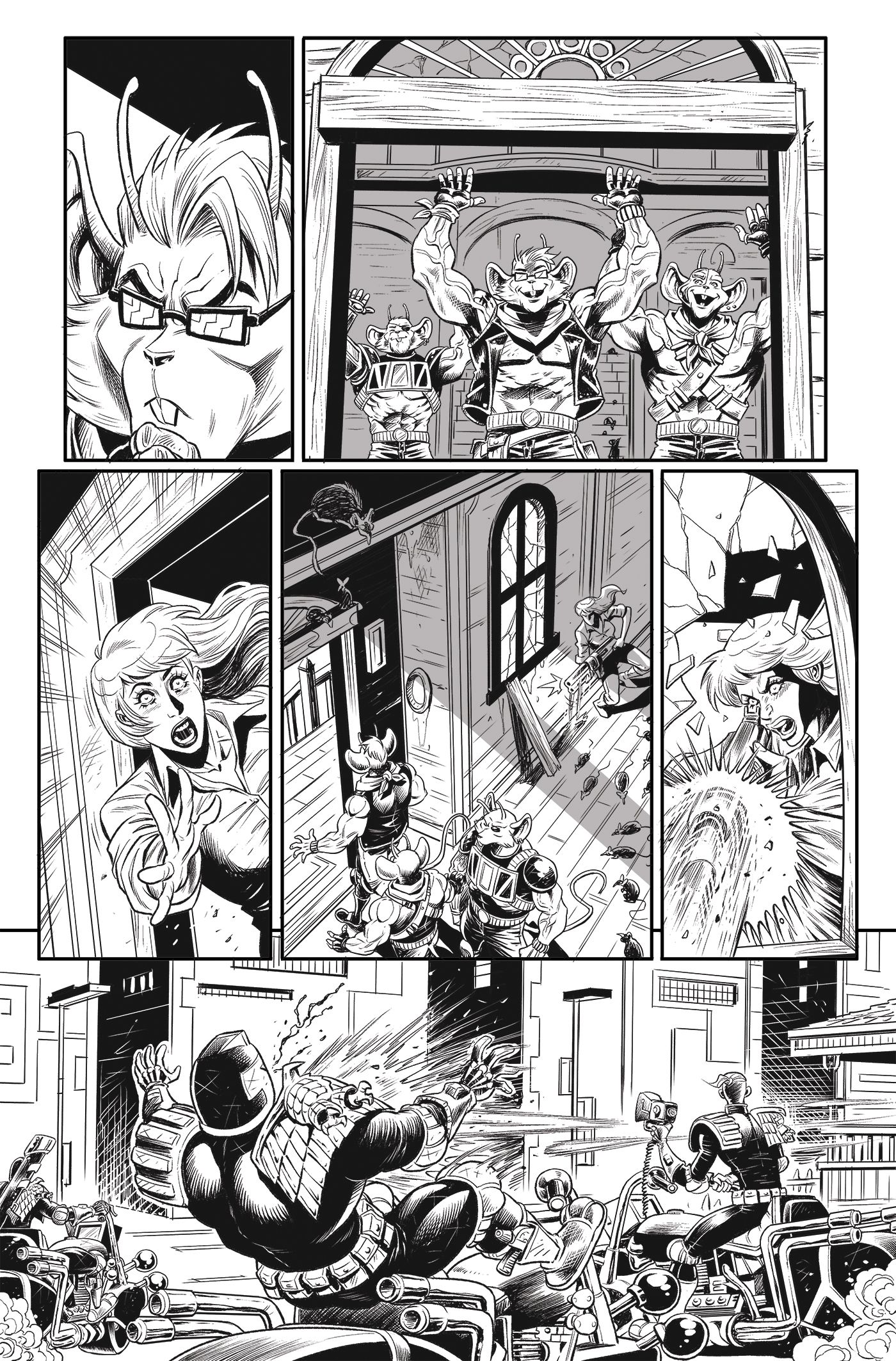 Judge Dredd Biker Mice From Mars Preview Page 5