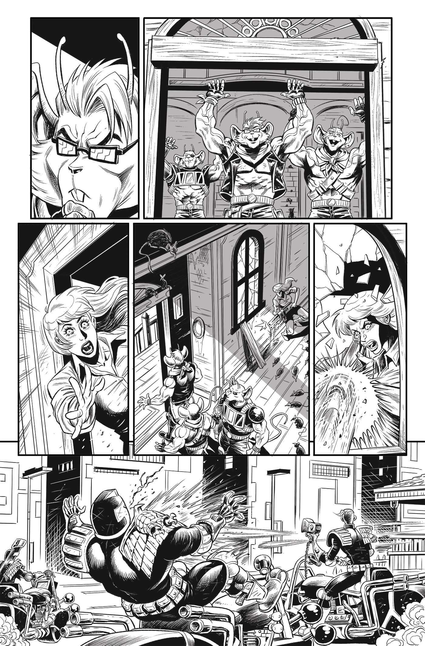 Judge Dredd Biker Mice From Mars Preview Page 5