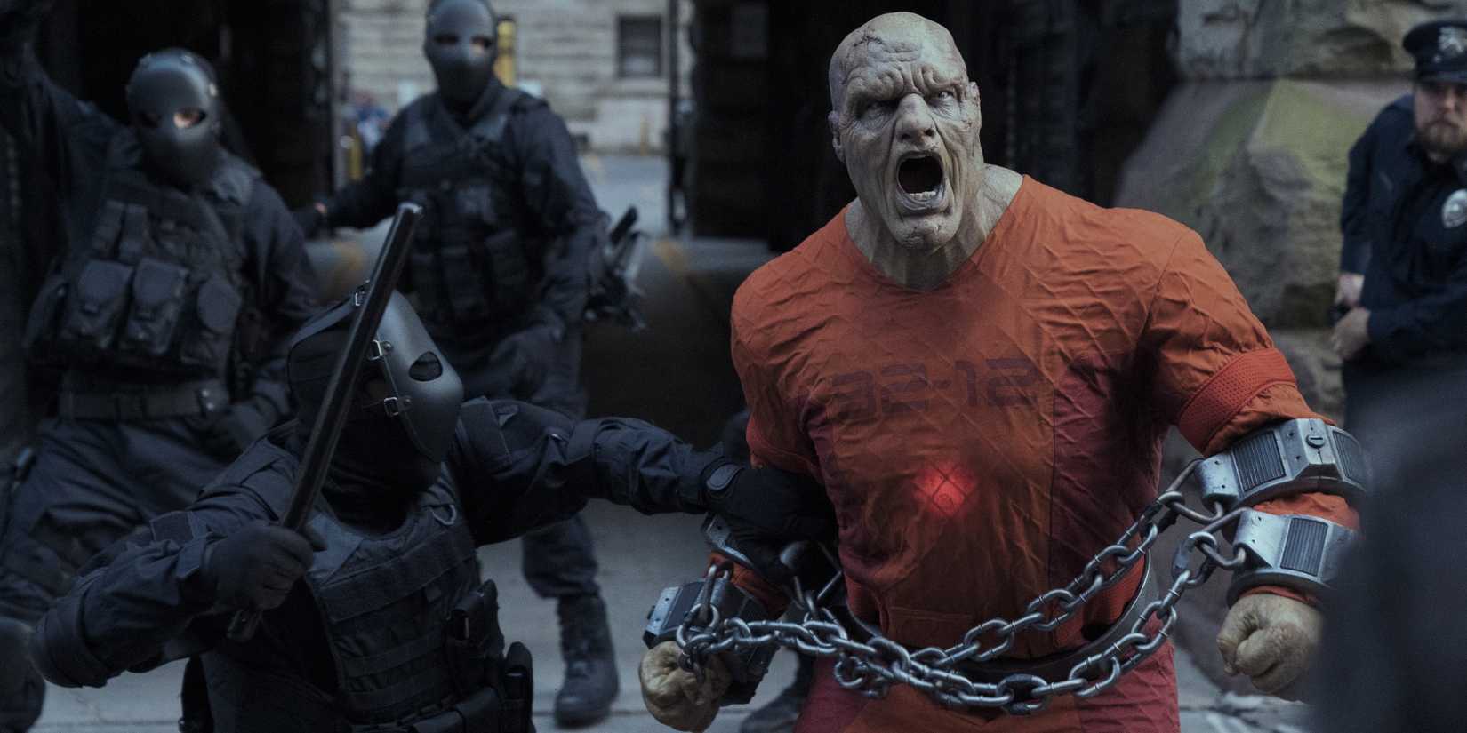 A monster in chains in Jupiter's Legacy