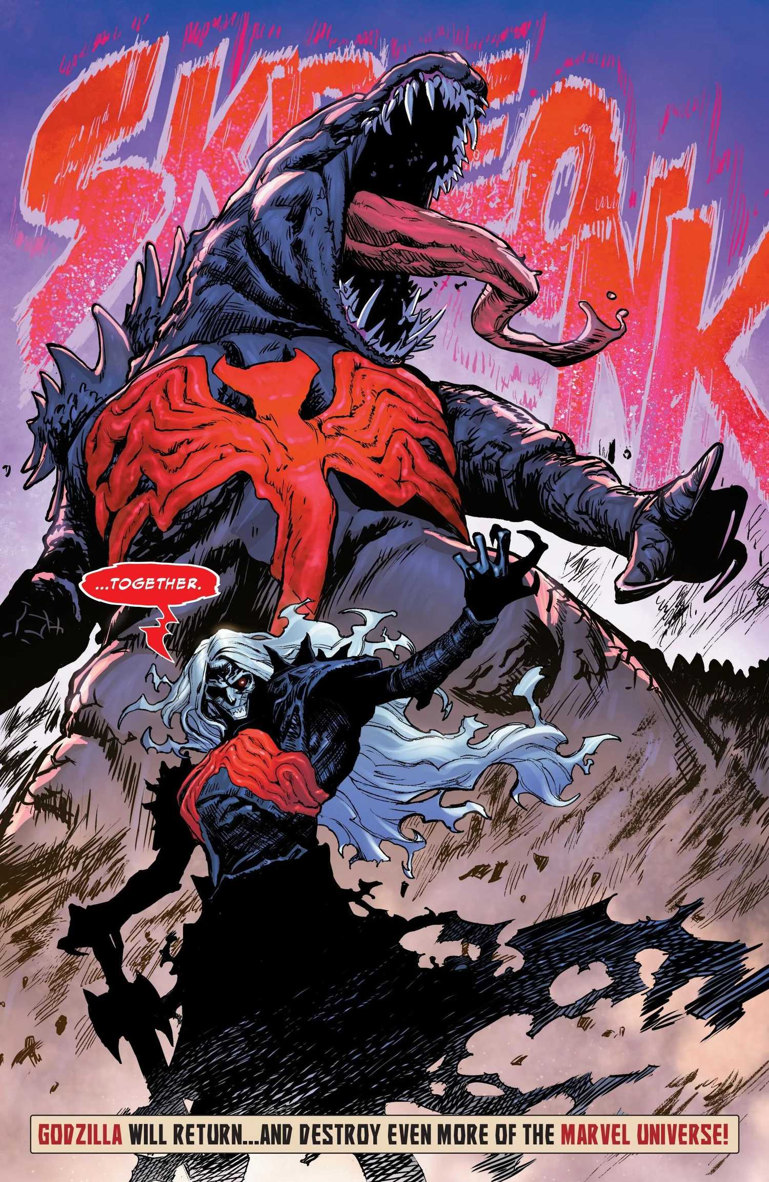 Knull commands Godzilla in the Marvel Universe