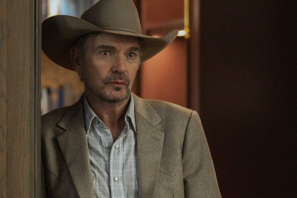 Billy Bob Thornton as Tommy Norris in Landman Season 3 set in West Texas