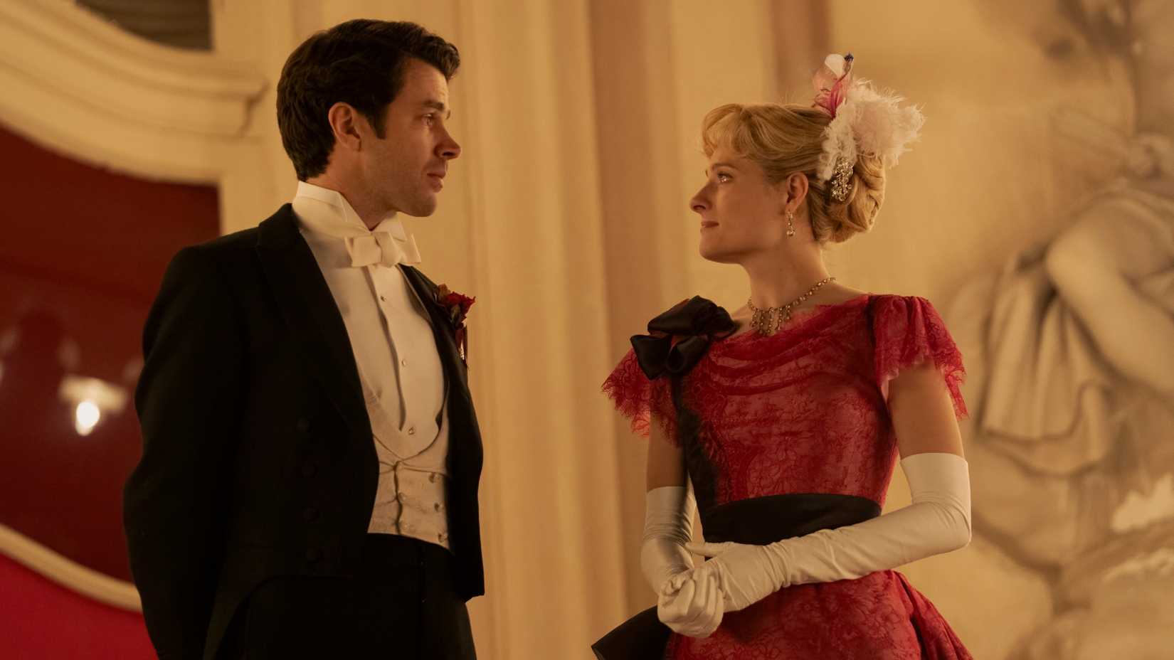 Larry and Marian in The Gilded Age season 3, episode 8