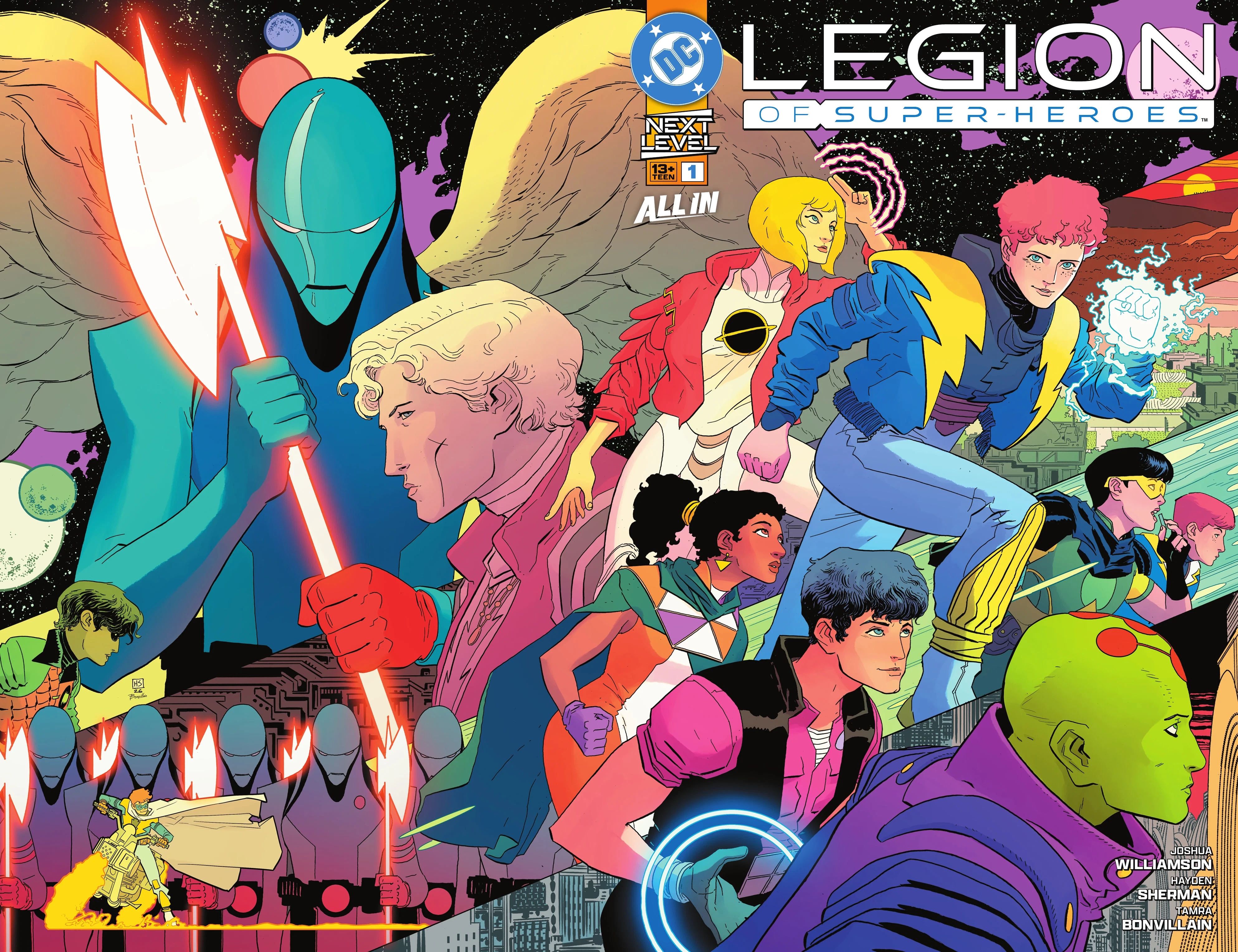 Legion of Super-Heroes Debuts New Costumes for Superman's Successors