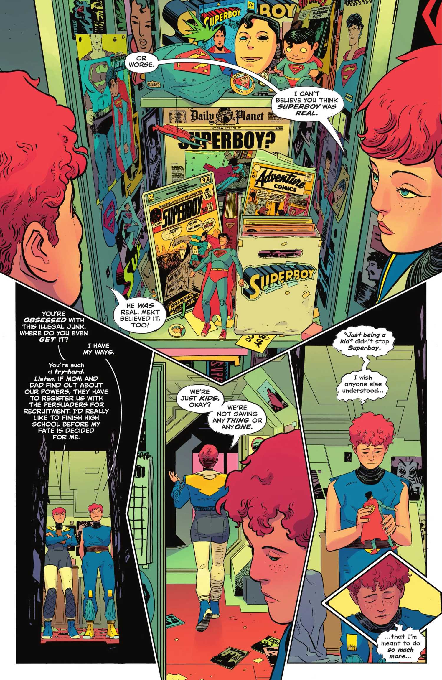Legion of Super-Heroes Superboy shrine