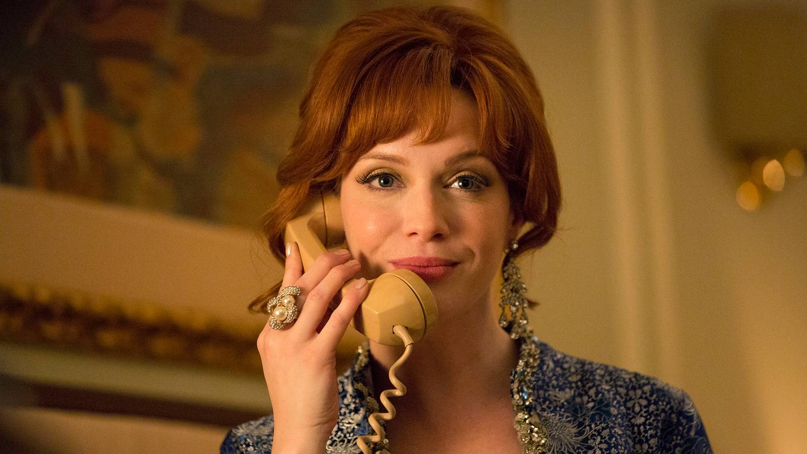 Still of Christina Hendricks as Joan in Mad Men.