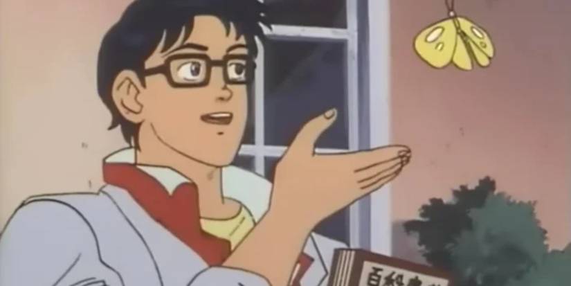 Man asking Is this a pigeon in The Brave Fighter of Sun Fighbird