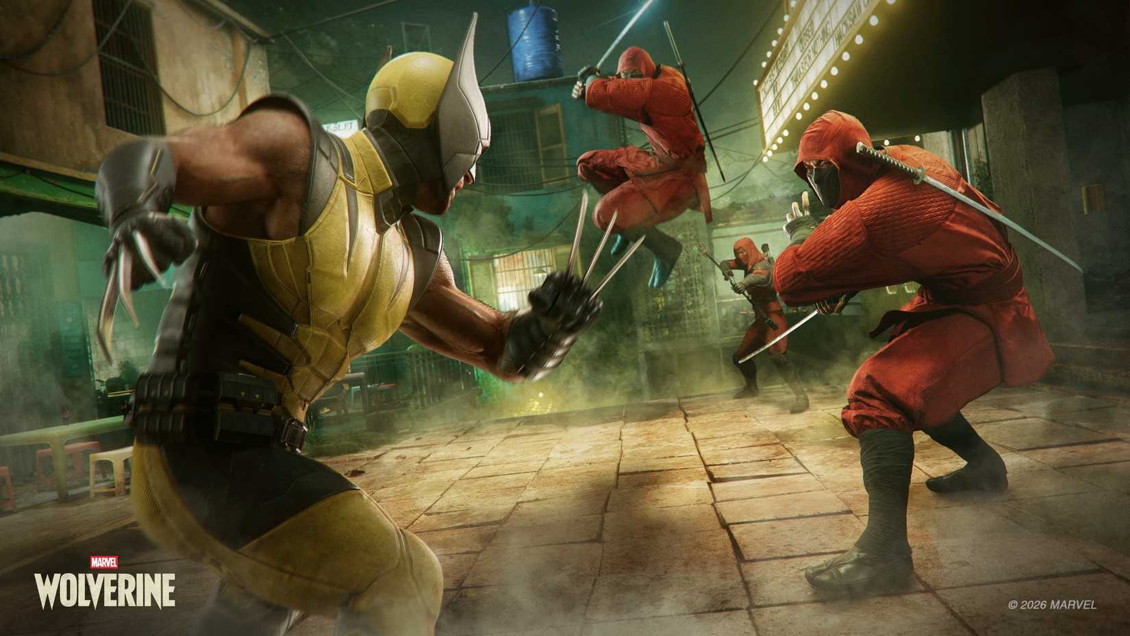Marvel's Wolverine showing Logan fighting the Hand